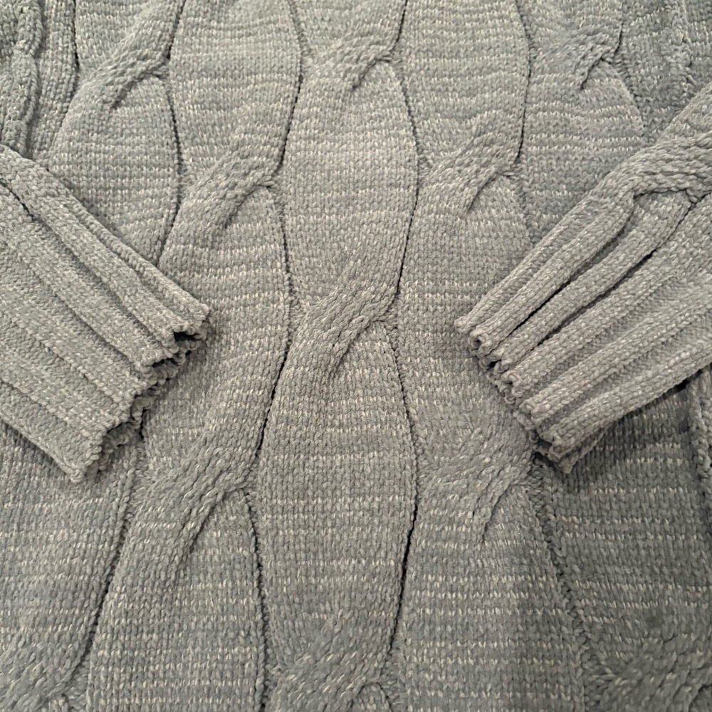 STITCHDROP Chenille Cable Knit Sweater Dress, Sz M - Picture 13 of 15
